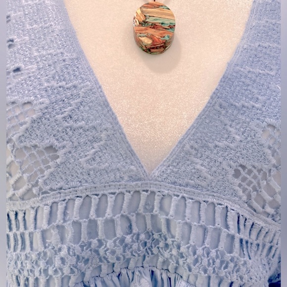 Free People Drive You Mad Blouse XS - Picture 11 of 12